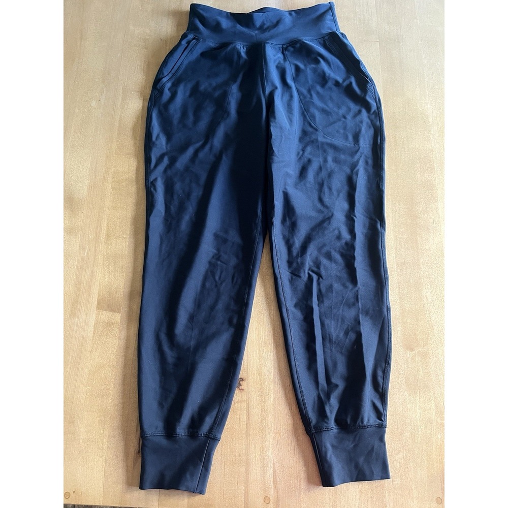 Old Navy Powersoft Jogger Womens High Rise Go Dry Black Pull On Pants Sz S Small